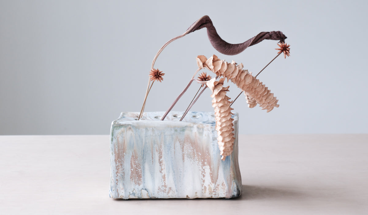 Mondays Soda Fired Brick Vase - Spartan Shop