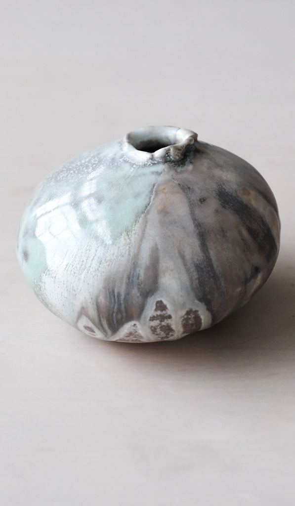Mondays Soda Fired Mini Moon Vase No. 1 - Spartan Shop