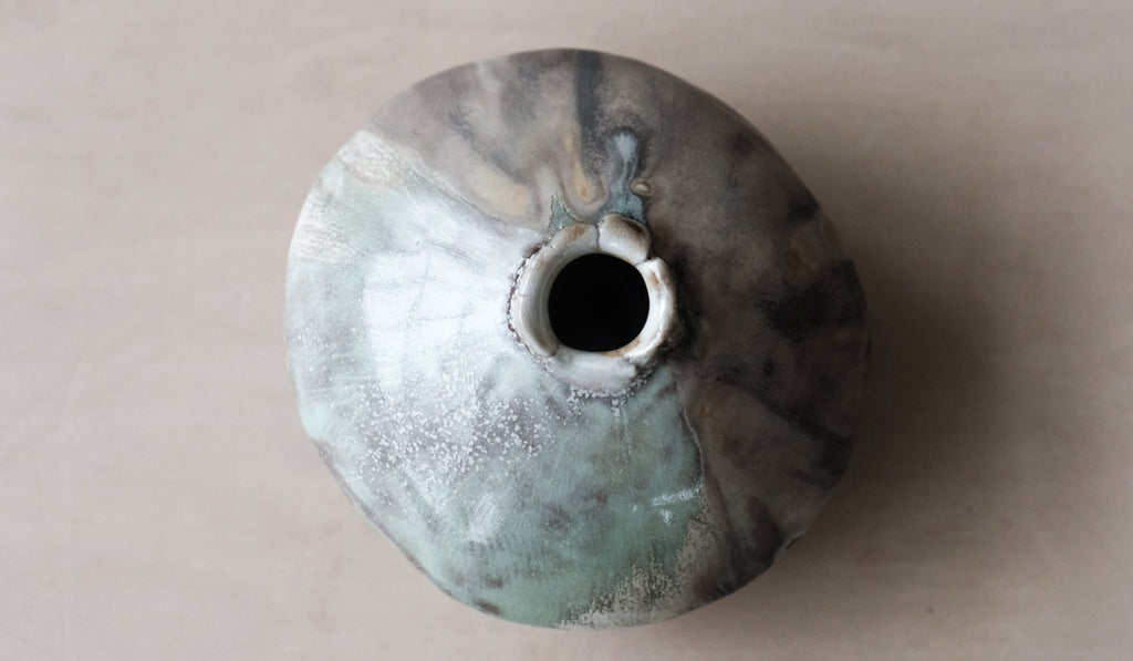 Mondays Soda Fired Mini Moon Vase No. 1 - Spartan Shop