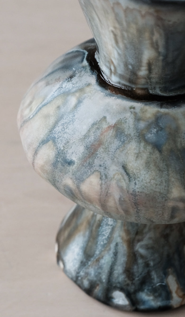 Mondays Soda Fired Bulge Vase No. 1 - Spartan Shop