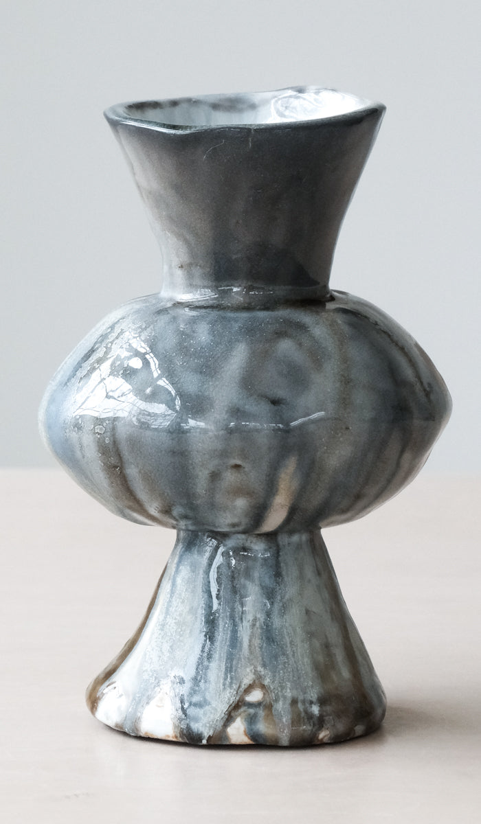 Mondays Soda Fired Bulge Vase No. 1 - Spartan Shop