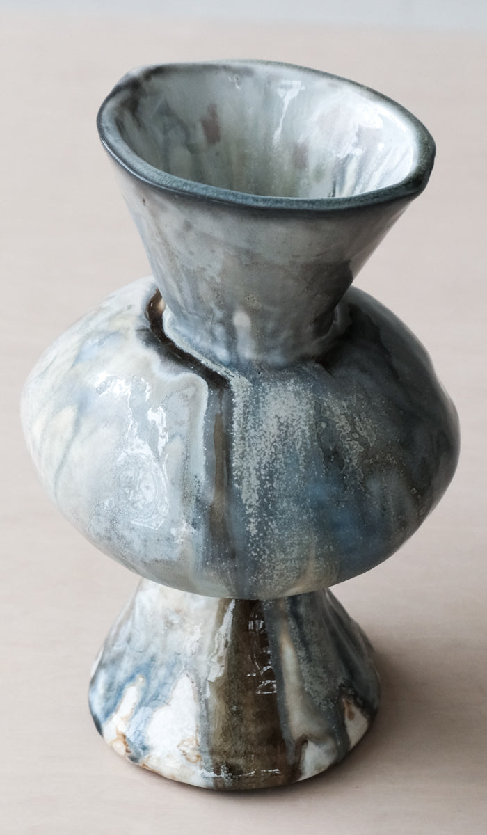 Mondays Soda Fired Bulge Vase No. 1 - Spartan Shop