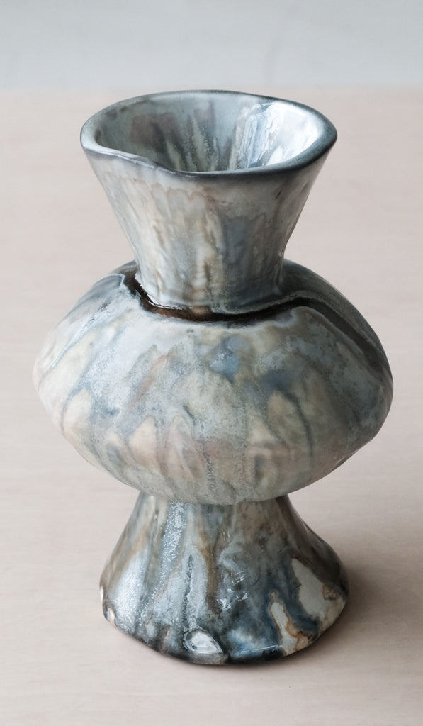 Mondays Soda Fired Bulge Vase No. 1 - Spartan Shop