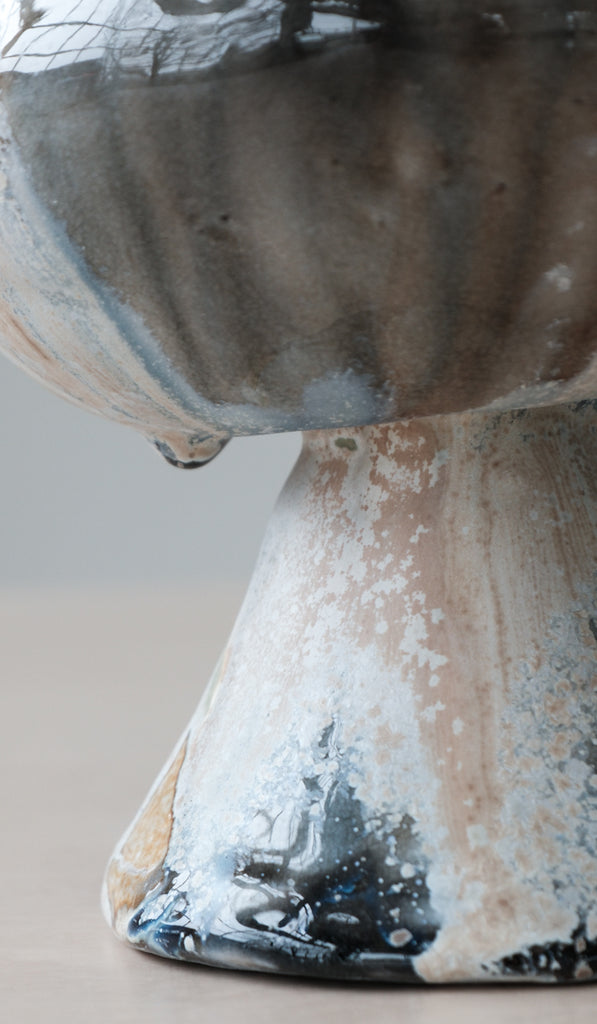 Mondays Soda Fired Bulge Vase No. 2 - Spartan Shop