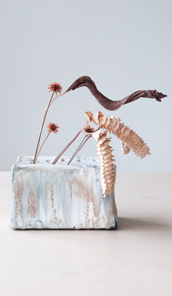 Mondays Soda Fired Brick Vase