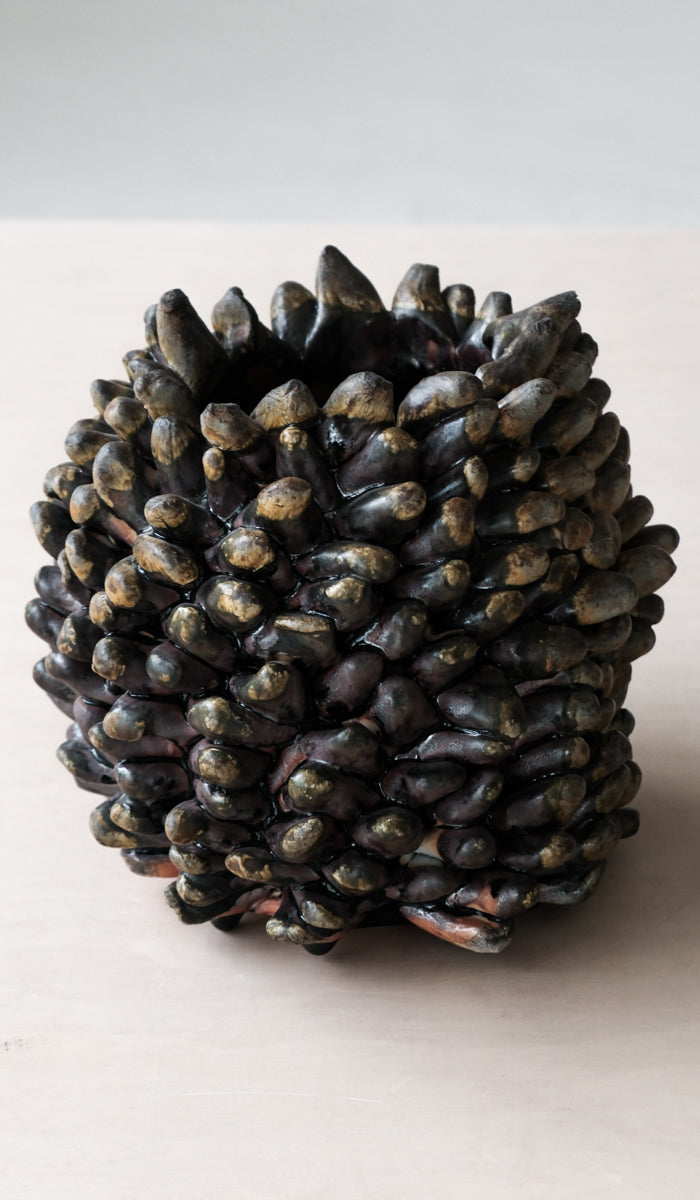 Mondays Wood Fired Porcelain Rasmus Bump Vase - Spartan Shop