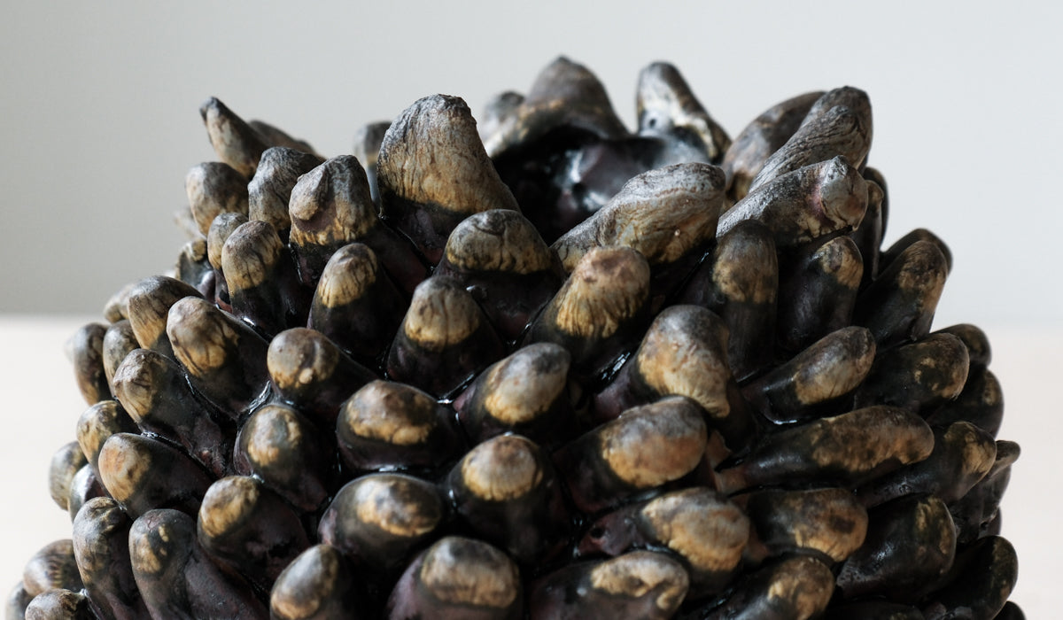 Mondays Wood Fired Porcelain Rasmus Bump Vase - Spartan Shop