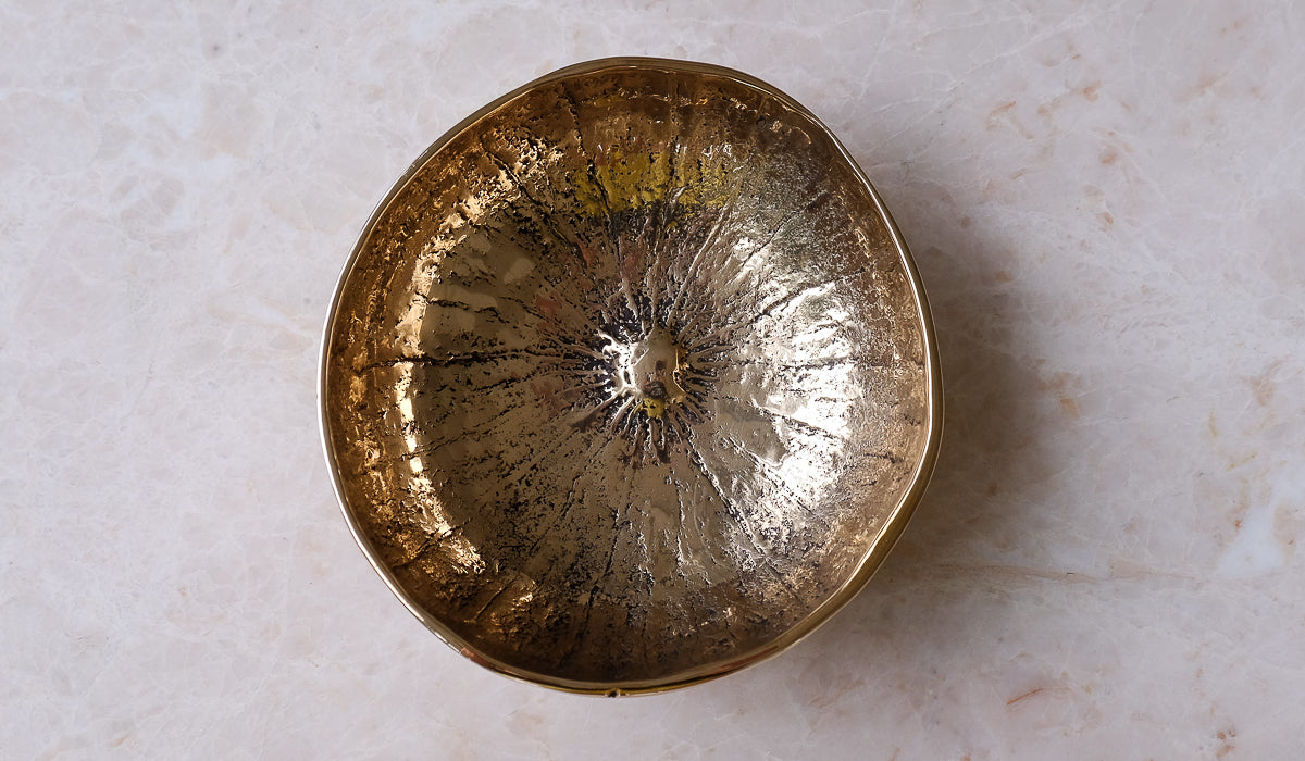 Nancy Pearce Large Cast Bronze Gourd Bowl - Spartan Shop