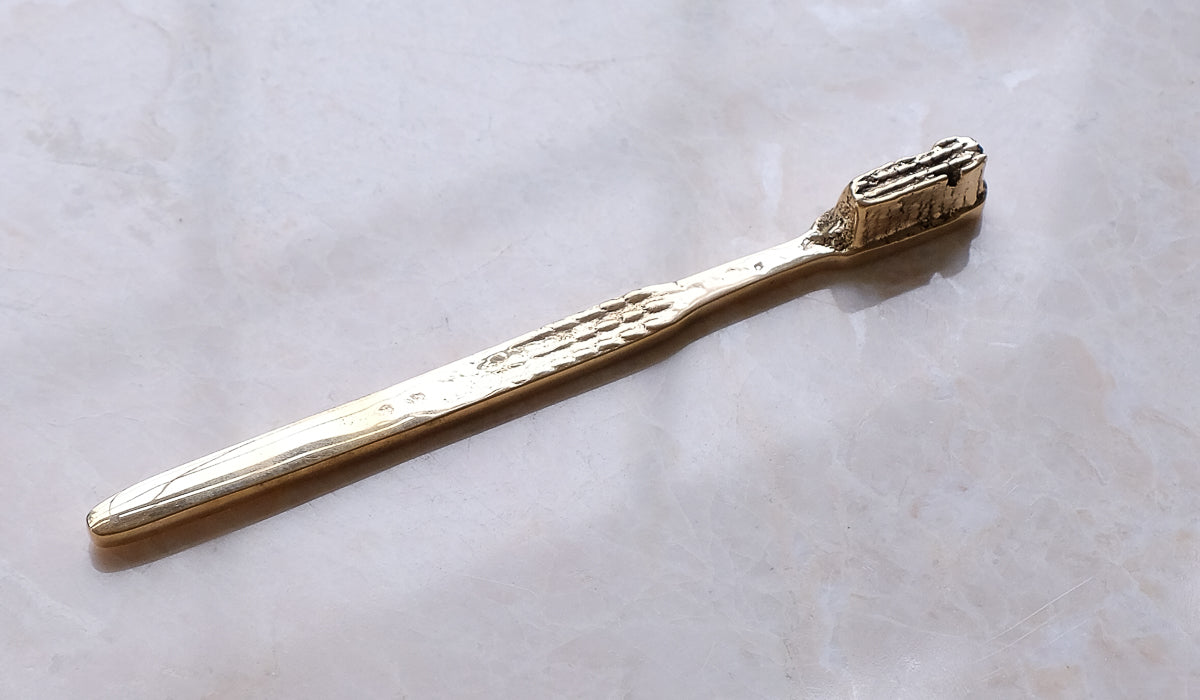 Nancy Pearce Cast Bronze Toothbrush