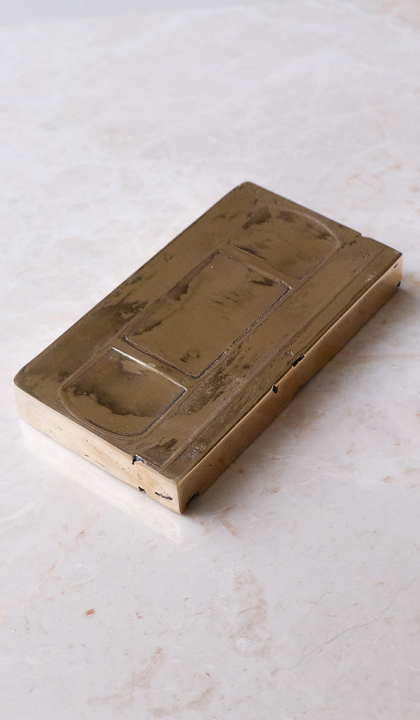 Nancy Pearce Cast Bronze VHS Tape