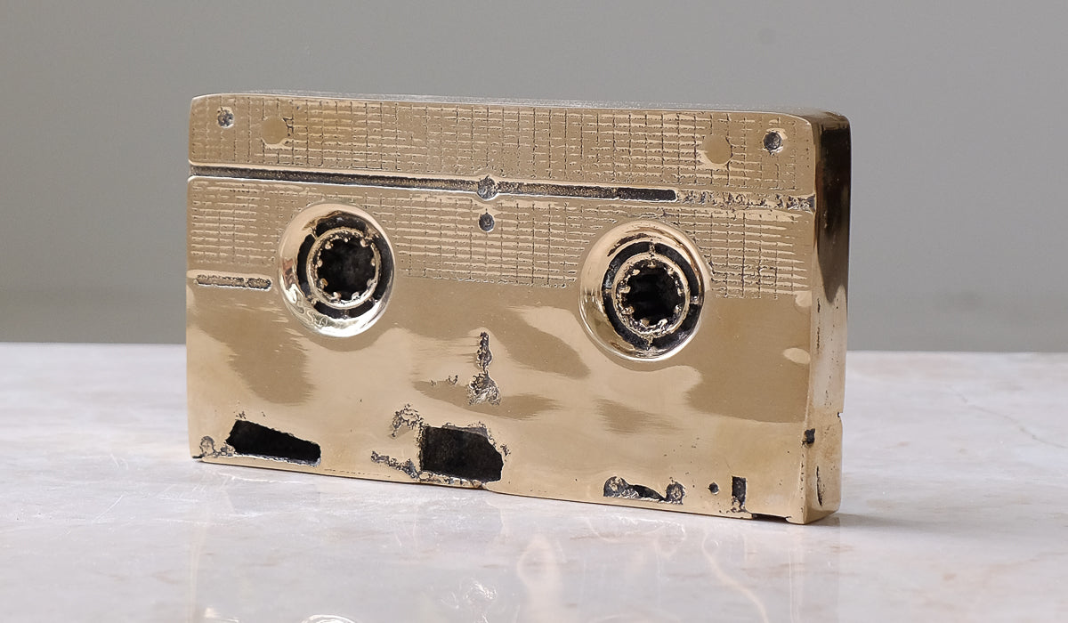 Nancy Pearce Cast Bronze VHS Tape