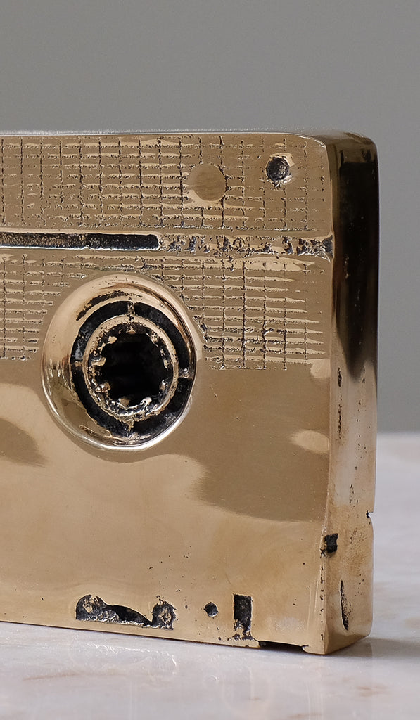 Nancy Pearce Cast Bronze VHS Tape