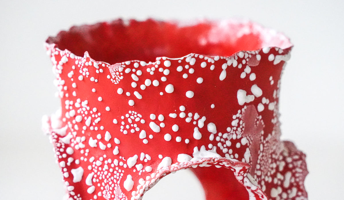 Nathalee Paolinelli Red Roosting Vessel No. 2