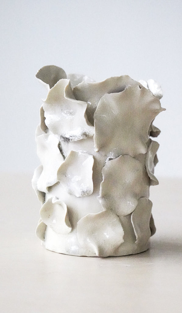Nathalee Paolinelli White Petal Vase No. 13