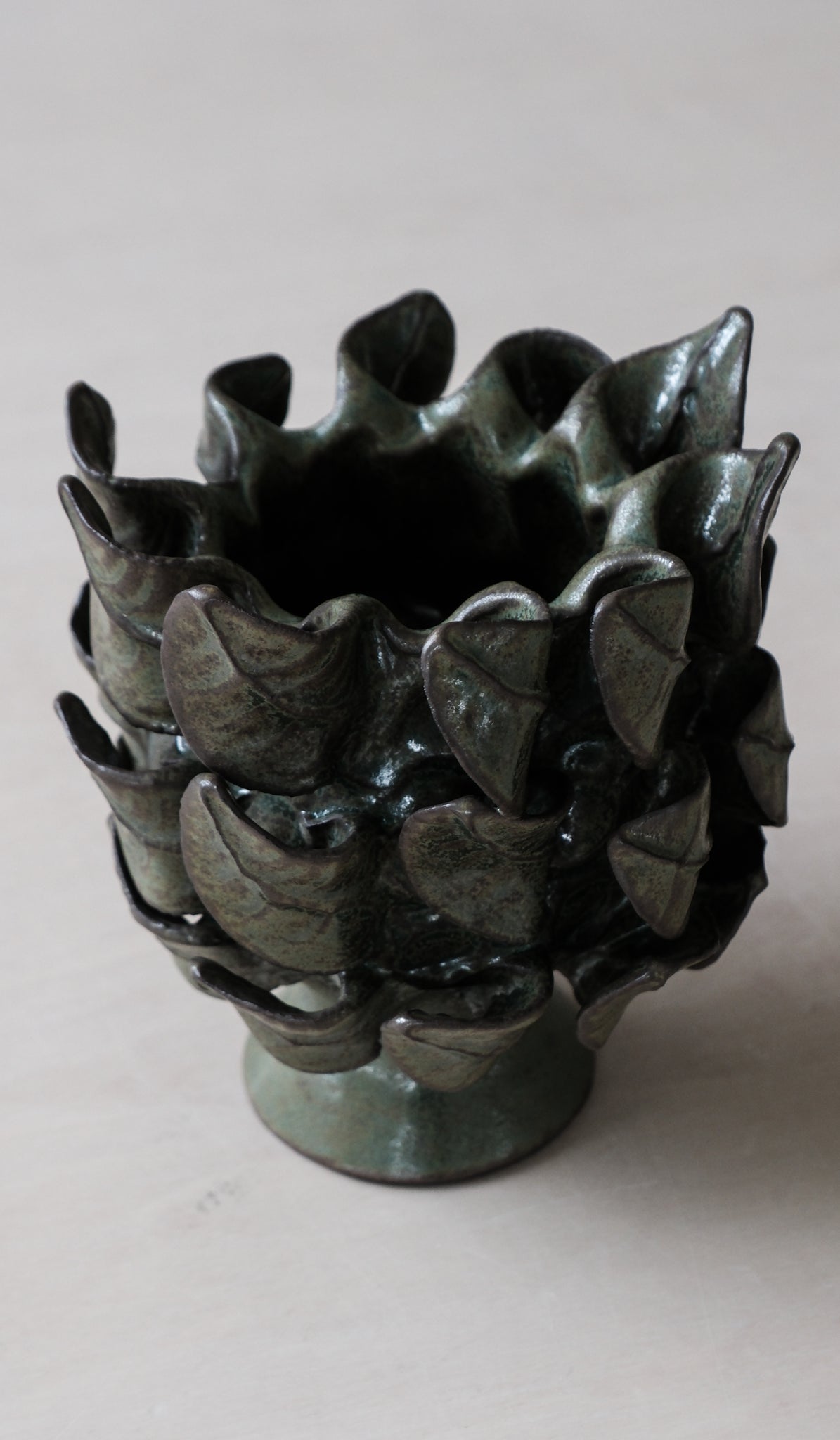 Paul S. Briggs Windflower Vase No. 1