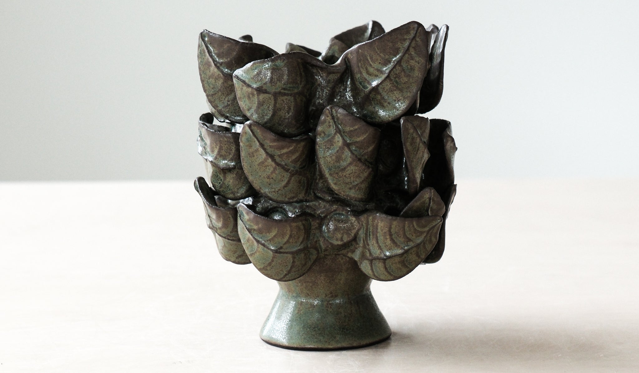 Paul S. Briggs Windflower Vase No. 7