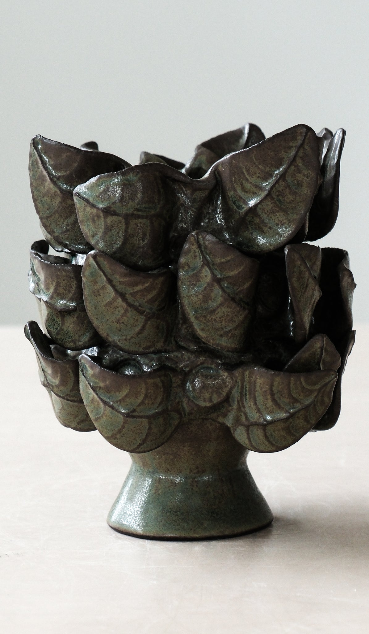 Paul S. Briggs Windflower Vase No. 7