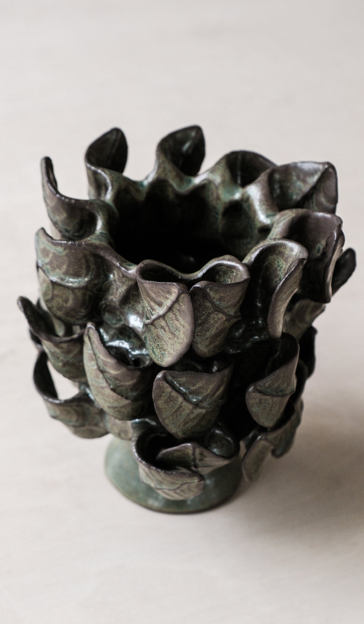Paul S. Briggs Windflower Vase No. 7