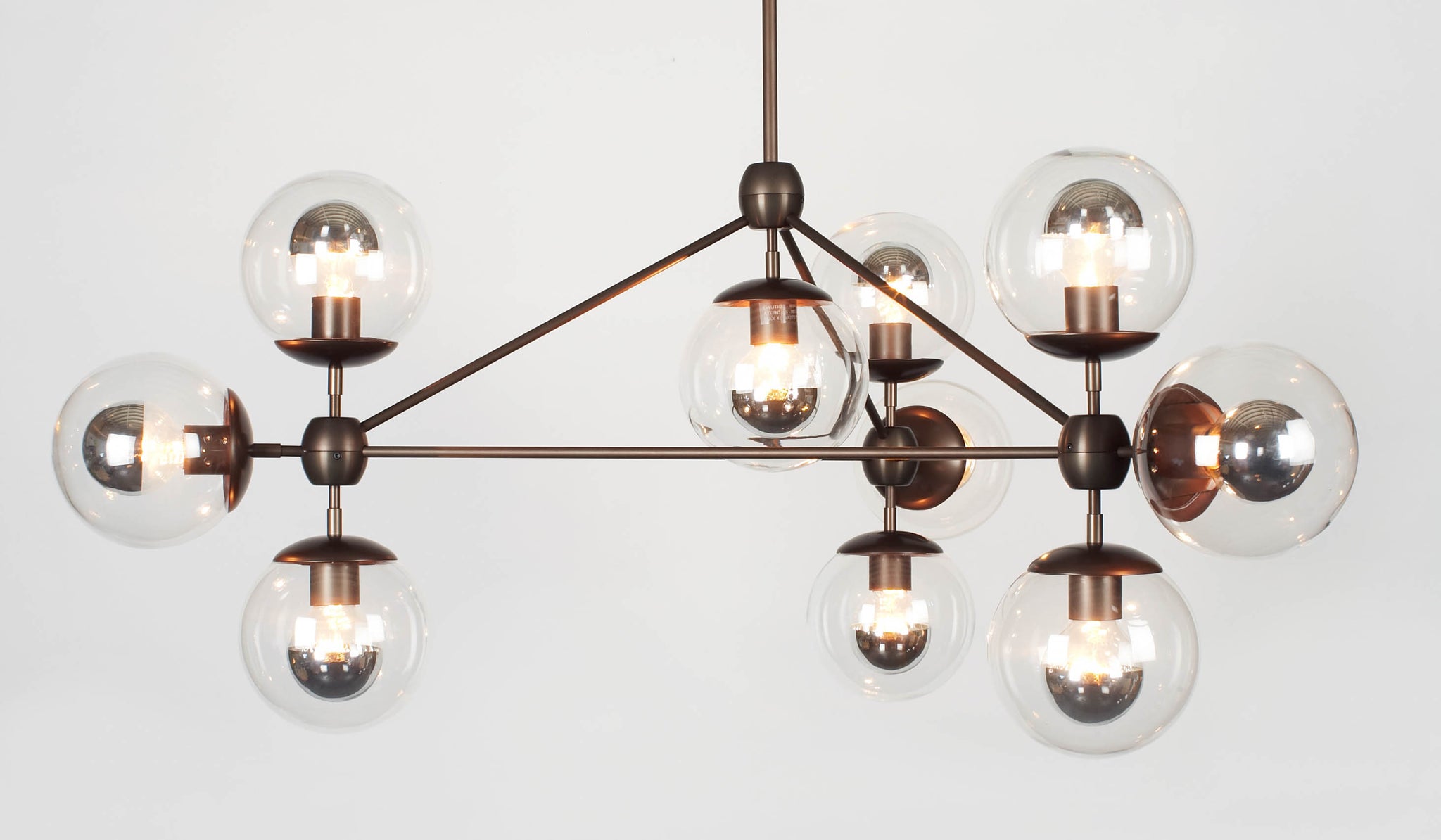 Roll & Hill Modo 10 Globe Chandelier
