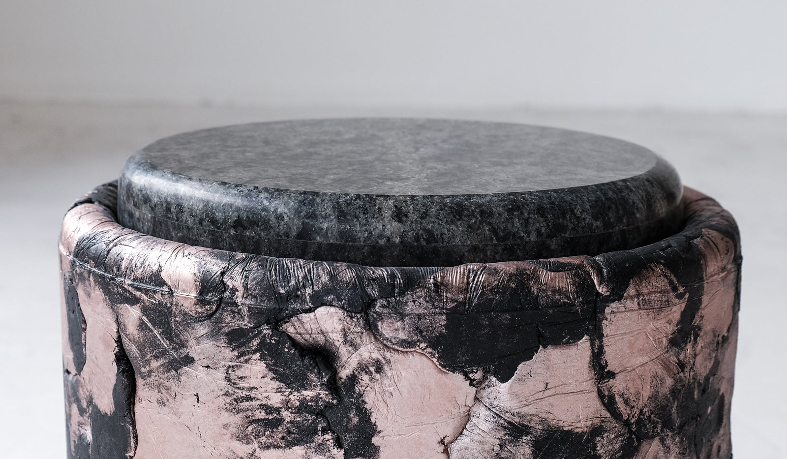 Ross Hansen Black Barrel Table