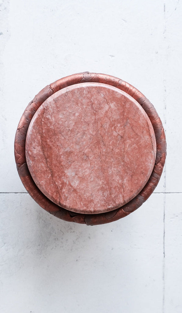 Ross Hansen Copper Barrel Table - Spartan Shop