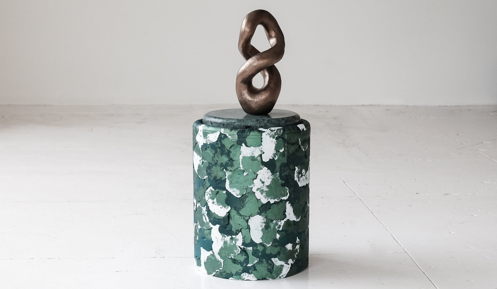 Ross Hansen Green Barrel Table