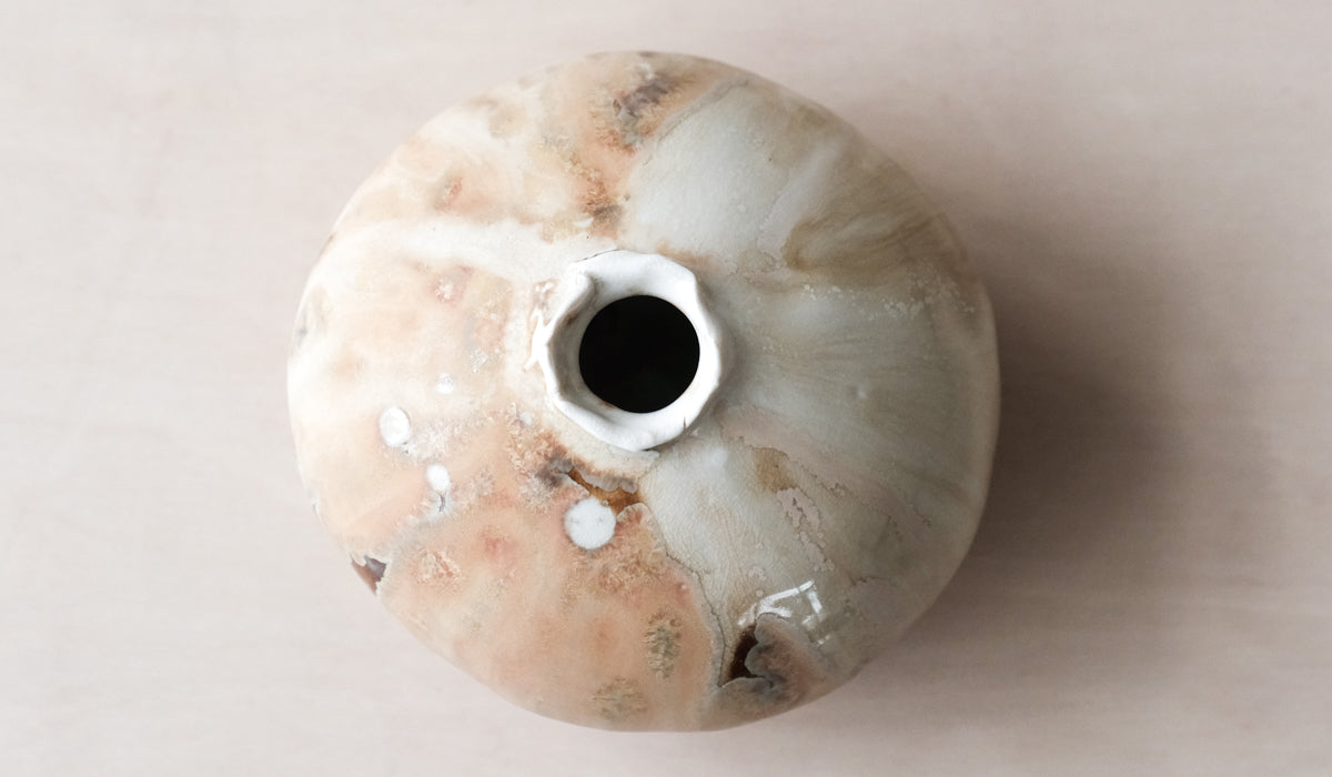 Mondays Soda Fired Mini Moon Vase No. 2 - Spartan Shop