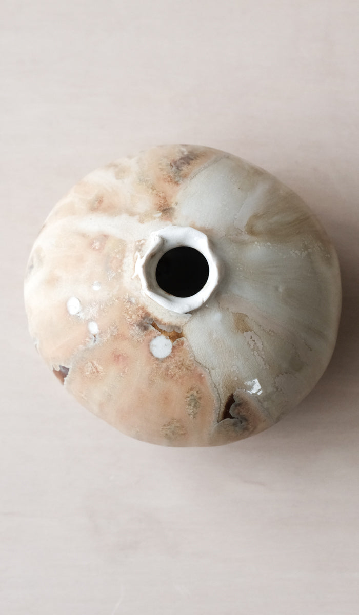 Mondays Soda Fired Mini Moon Vase No. 2 - Spartan Shop