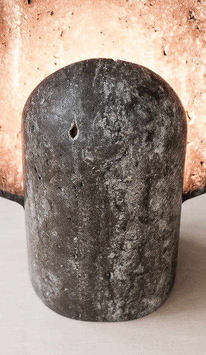 Studio Henry Wilson Black Travertine Surface Sconce Table Lamp - Spartan Shop