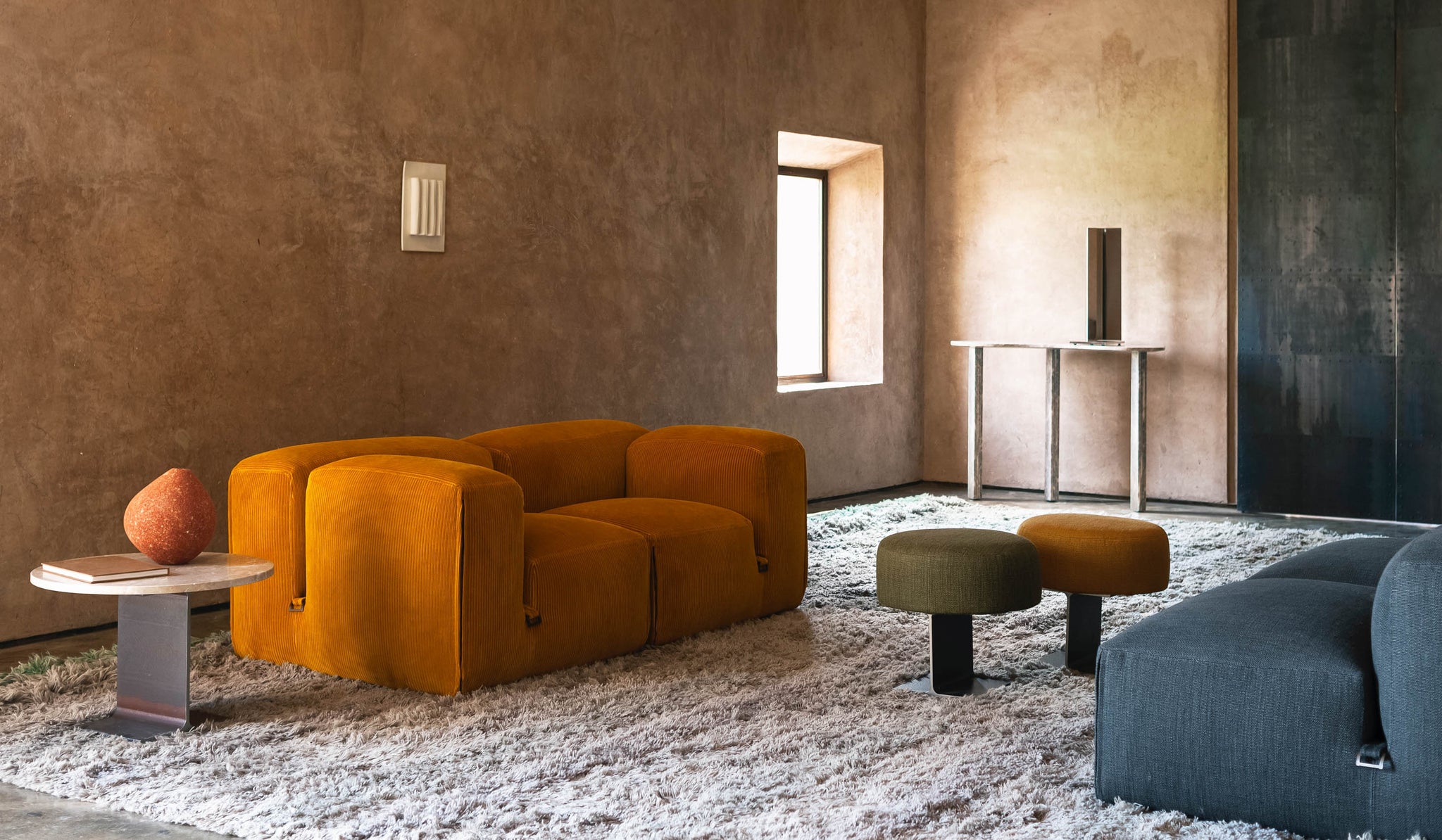 Tacchini 'Le Mura' 2 Seat Sofa - Spartan Shop