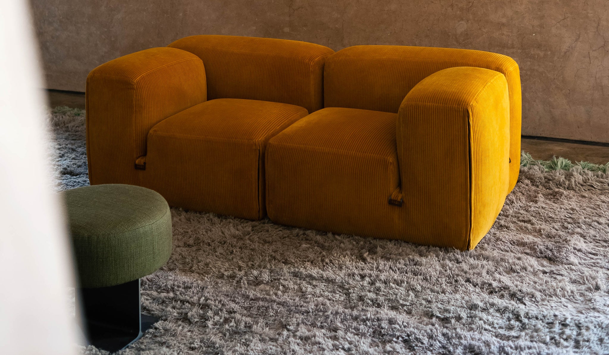 Tacchini 'Le Mura' 2 Seat Sofa - Spartan Shop