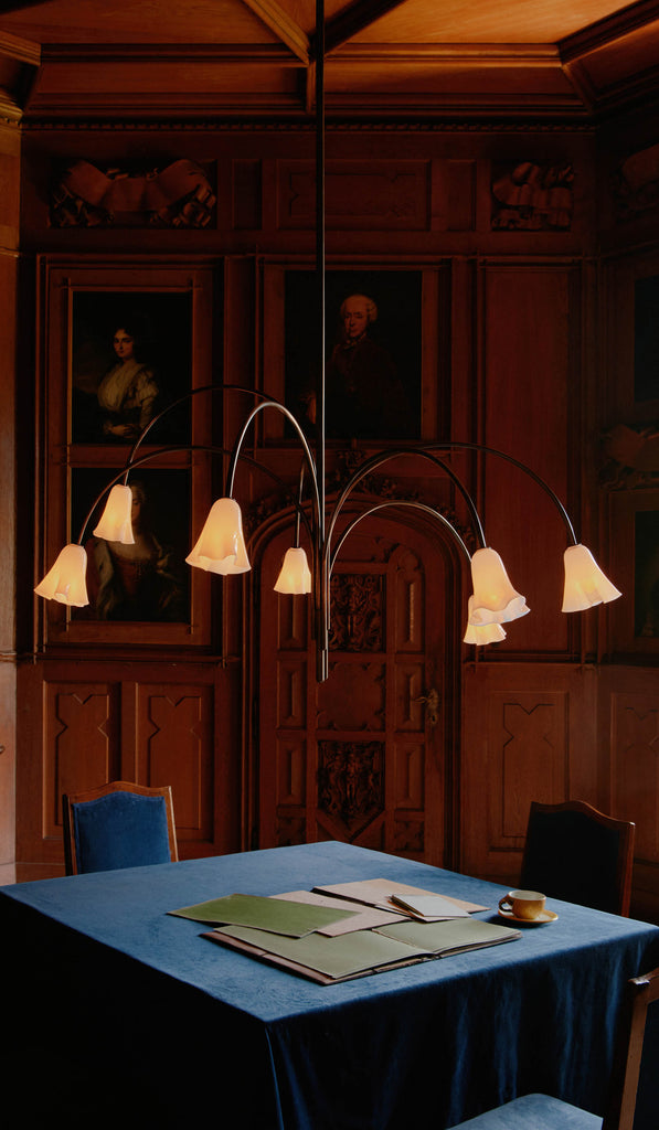 In Common With Blown Glass Flora Chandelier