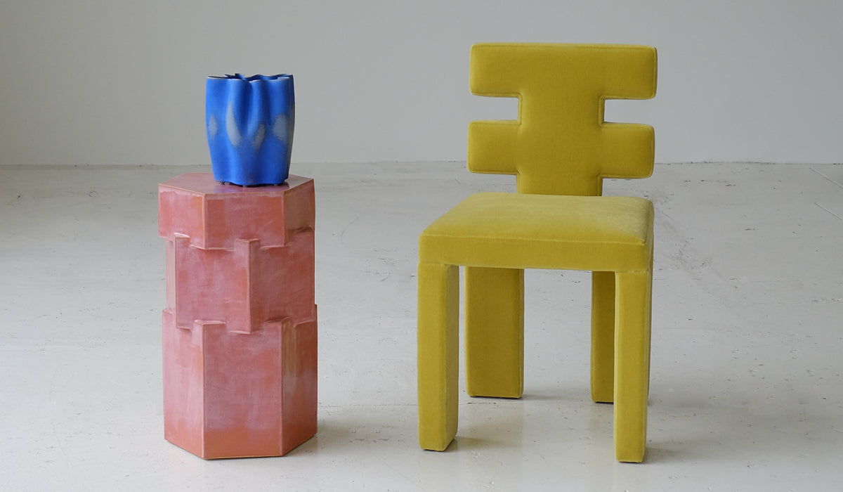 B Zippy Sunset Pink Tall Triple Tier Hex Side Table - Spartan Shop