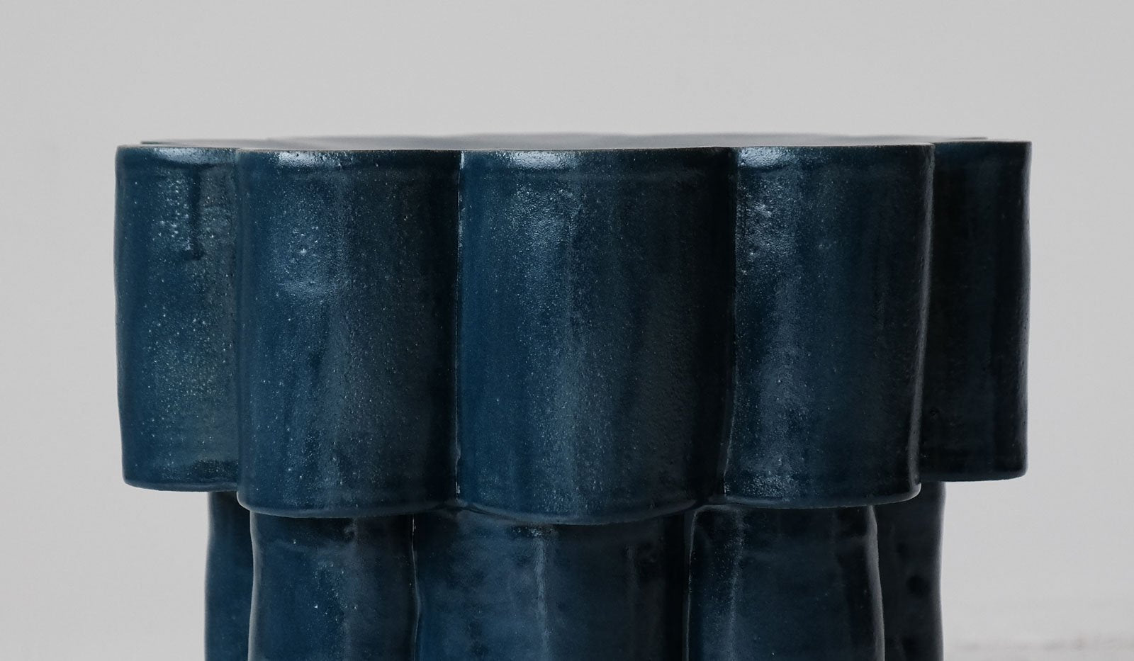 B Zippy Almost Teal Double Tier Cloud Side Table - Spartan Shop