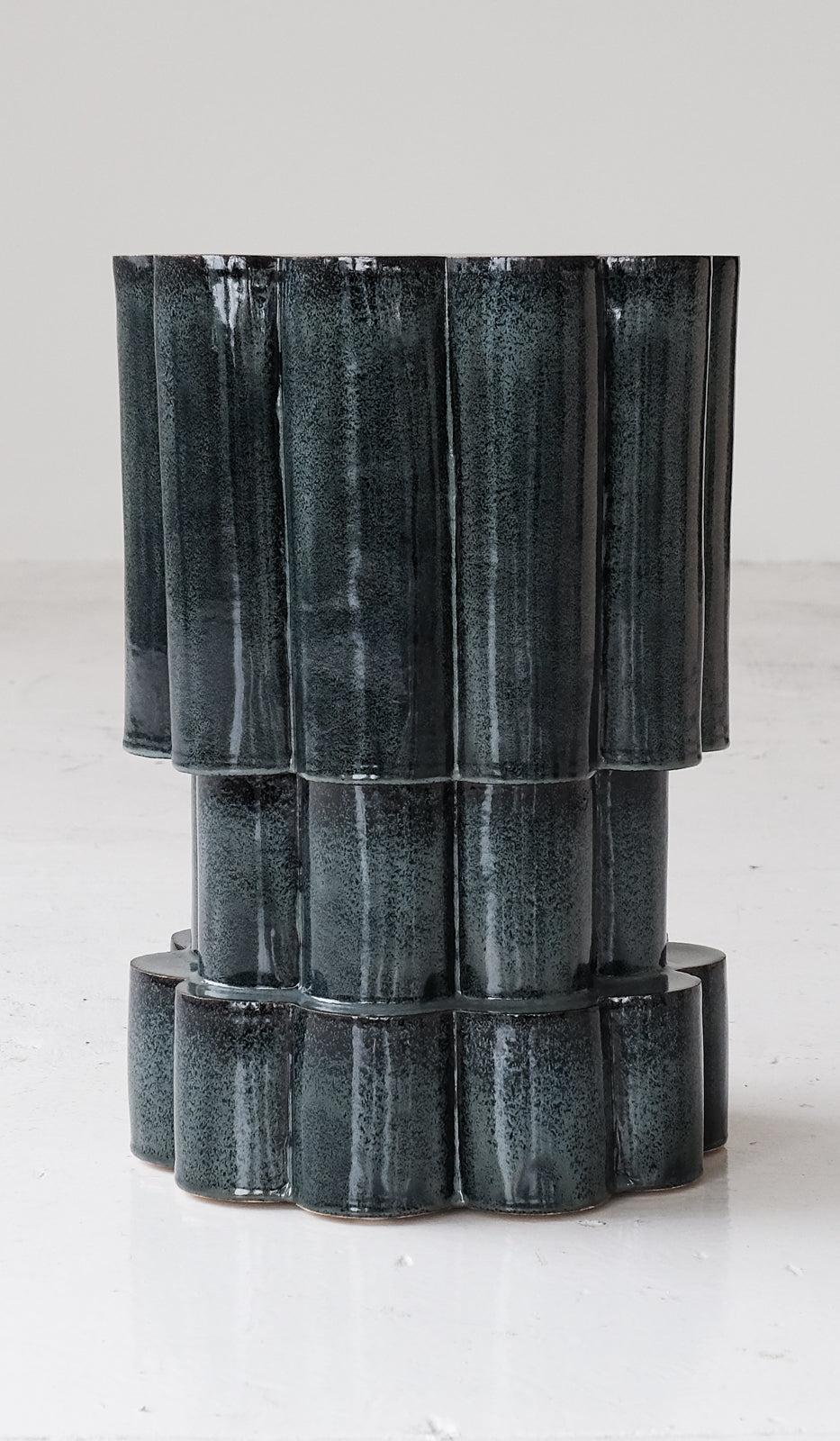 B Zippy Triple Tier Cloud Side Table