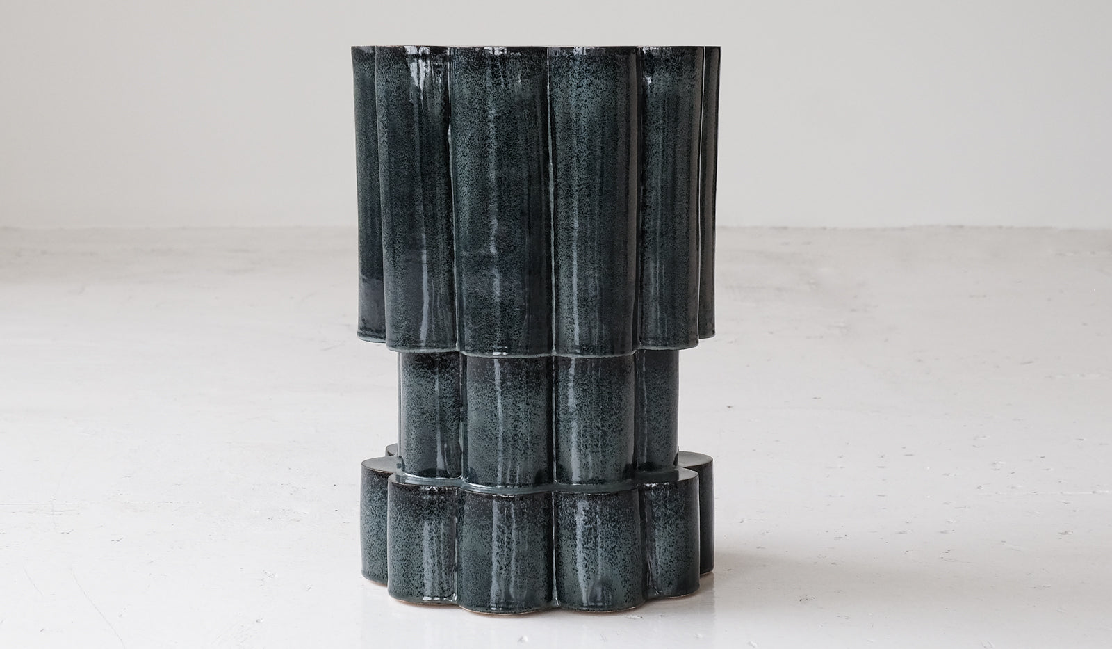 B Zippy Triple Tier Cloud Side Table