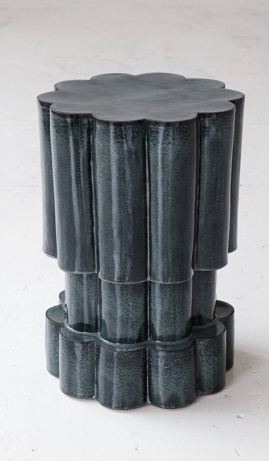 B Zippy Triple Tier Cloud Side Table