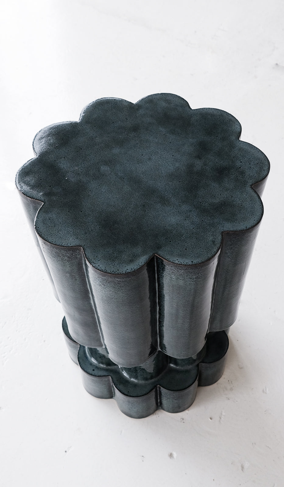 B Zippy Triple Tier Cloud Side Table
