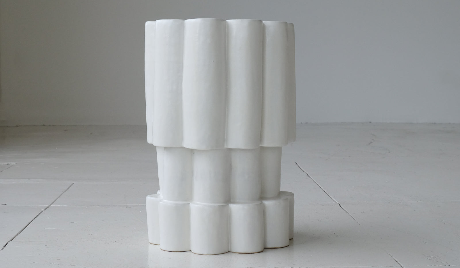 DISCONTINUED 3/25 B Zippy Marshmallow Triple Tier Cloud Side Table - Spartan Shop