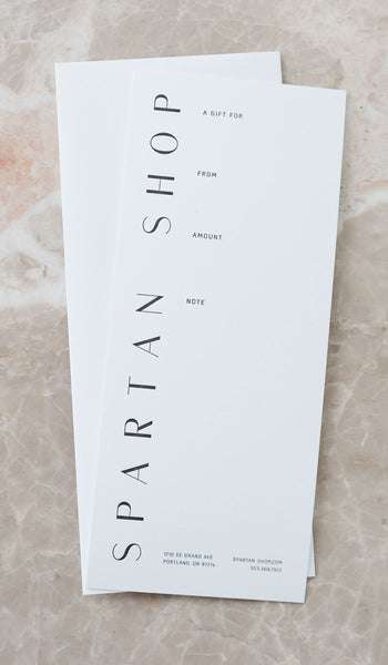 Spartan Shop Gift Card