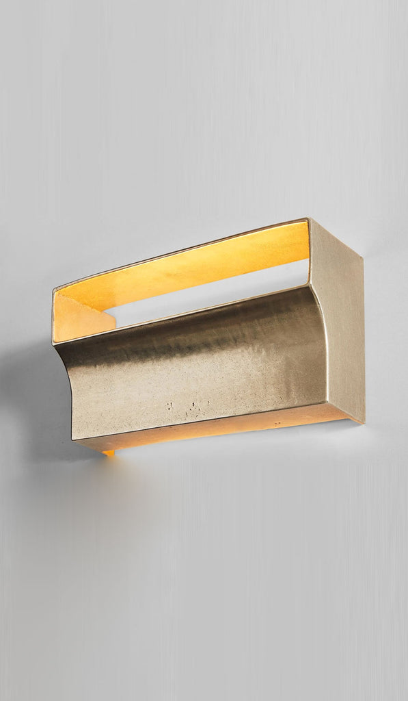 Studio Henry Wilson Polished Cast Brass Scoop Wall Light - Spartan Shop