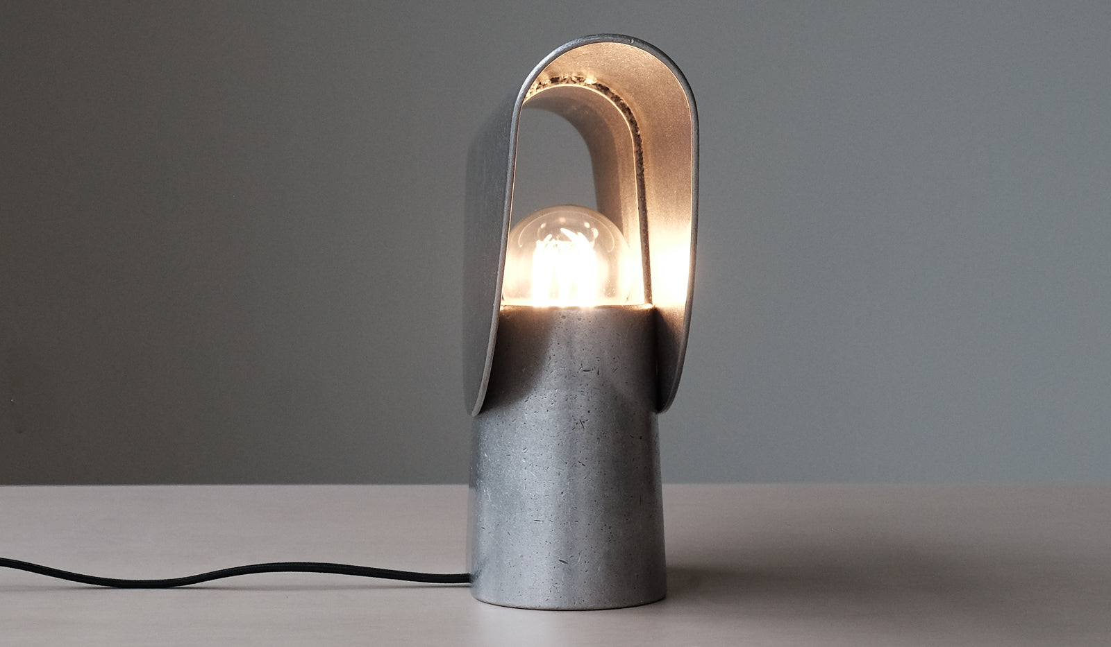 IN STOCK Studio Henry Wilson Polished Cast Aluminum Fold Table Lamp