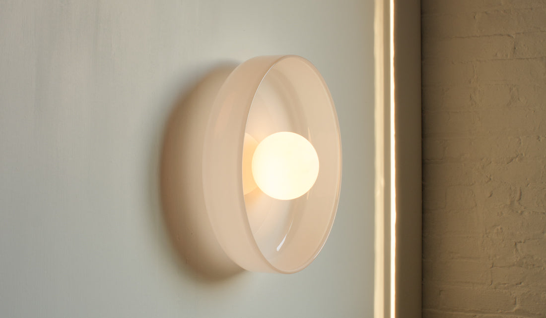 In Common With Opaline Glass Disc Surface Mount