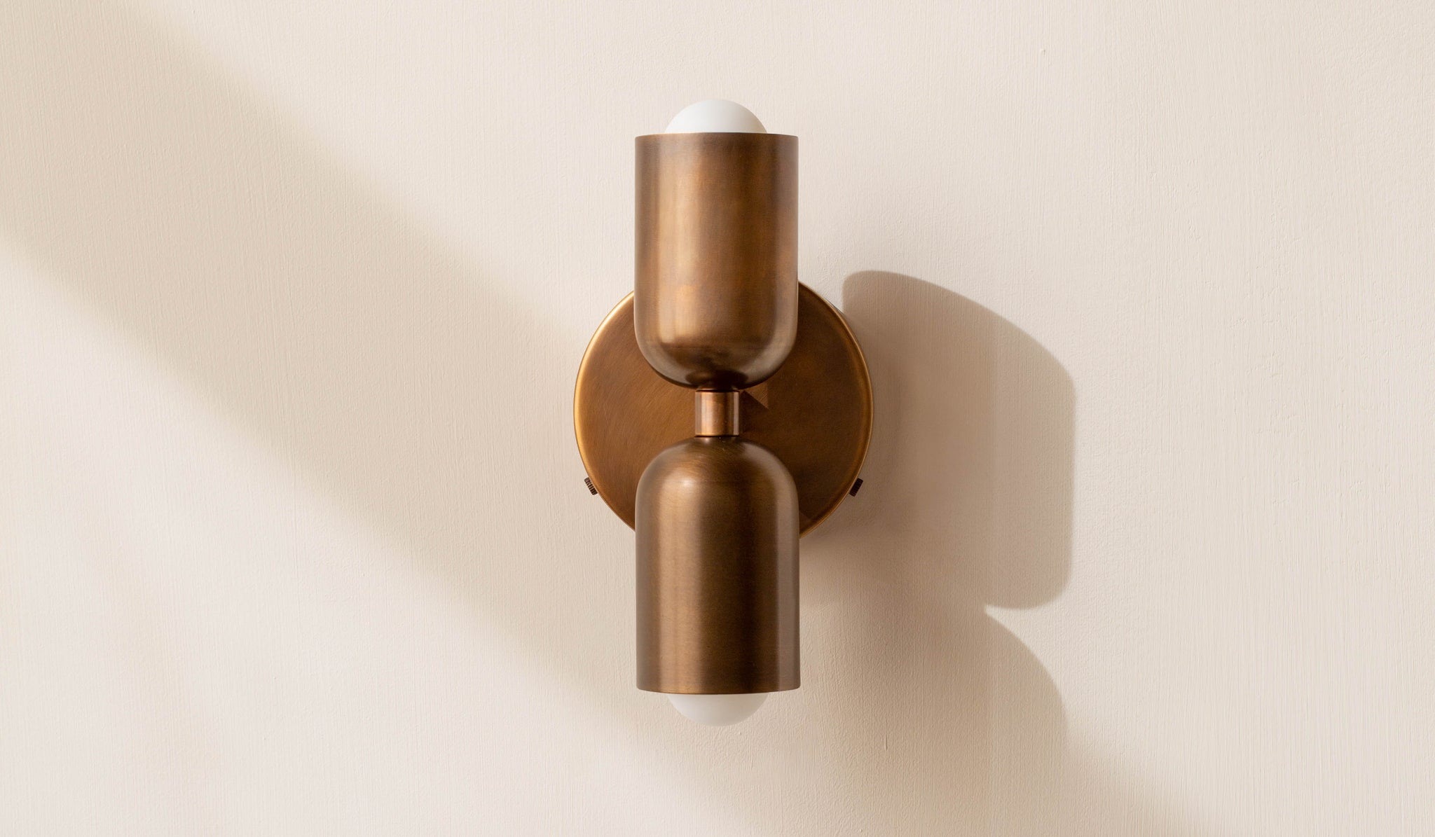 In Common With Brass Up Down Sconce