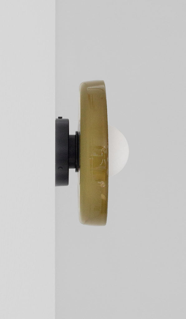 In Common With Pistachio Glass Disc Surface Mount