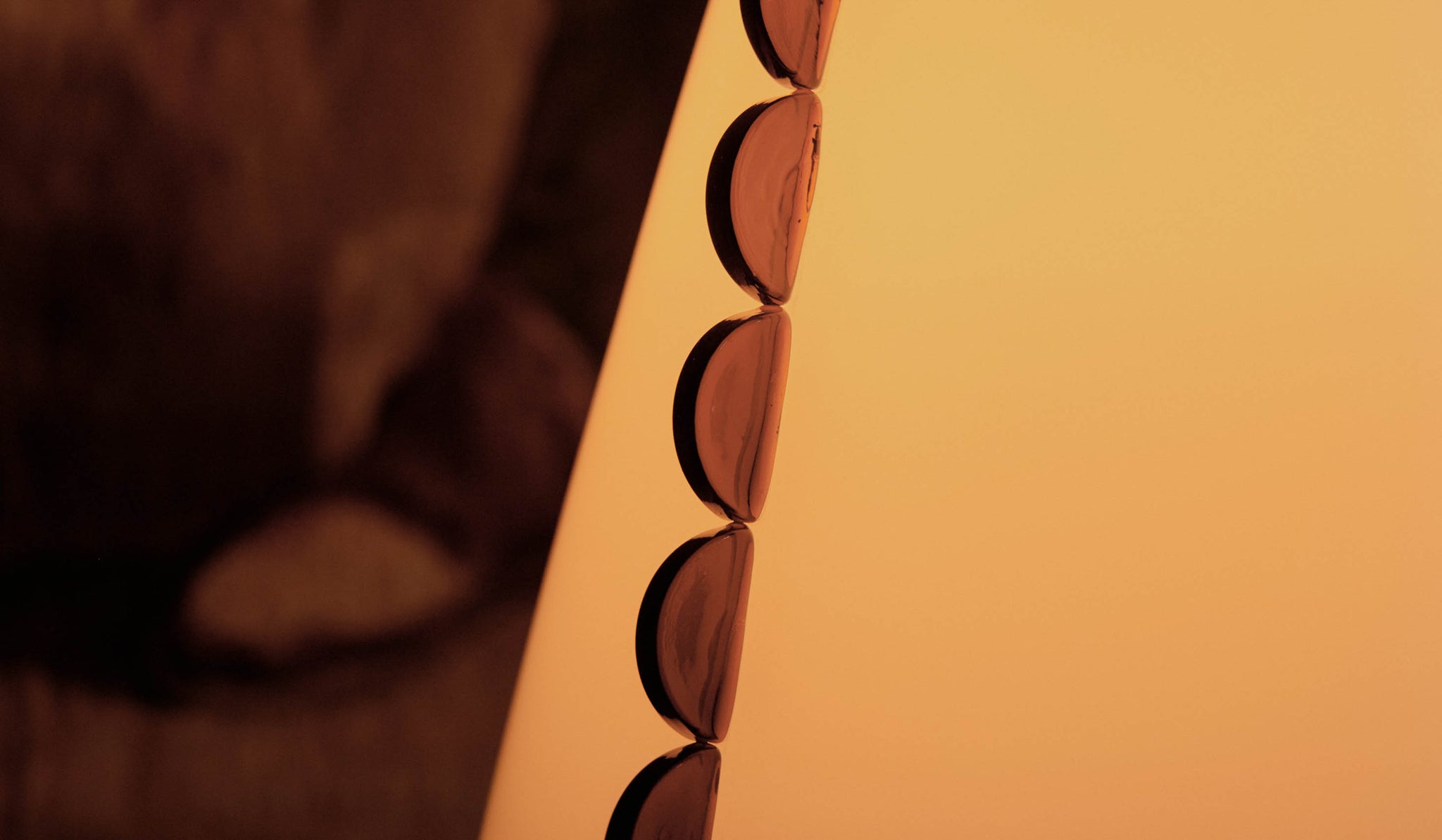 In Common With Large Blown Glass Calla Pendant