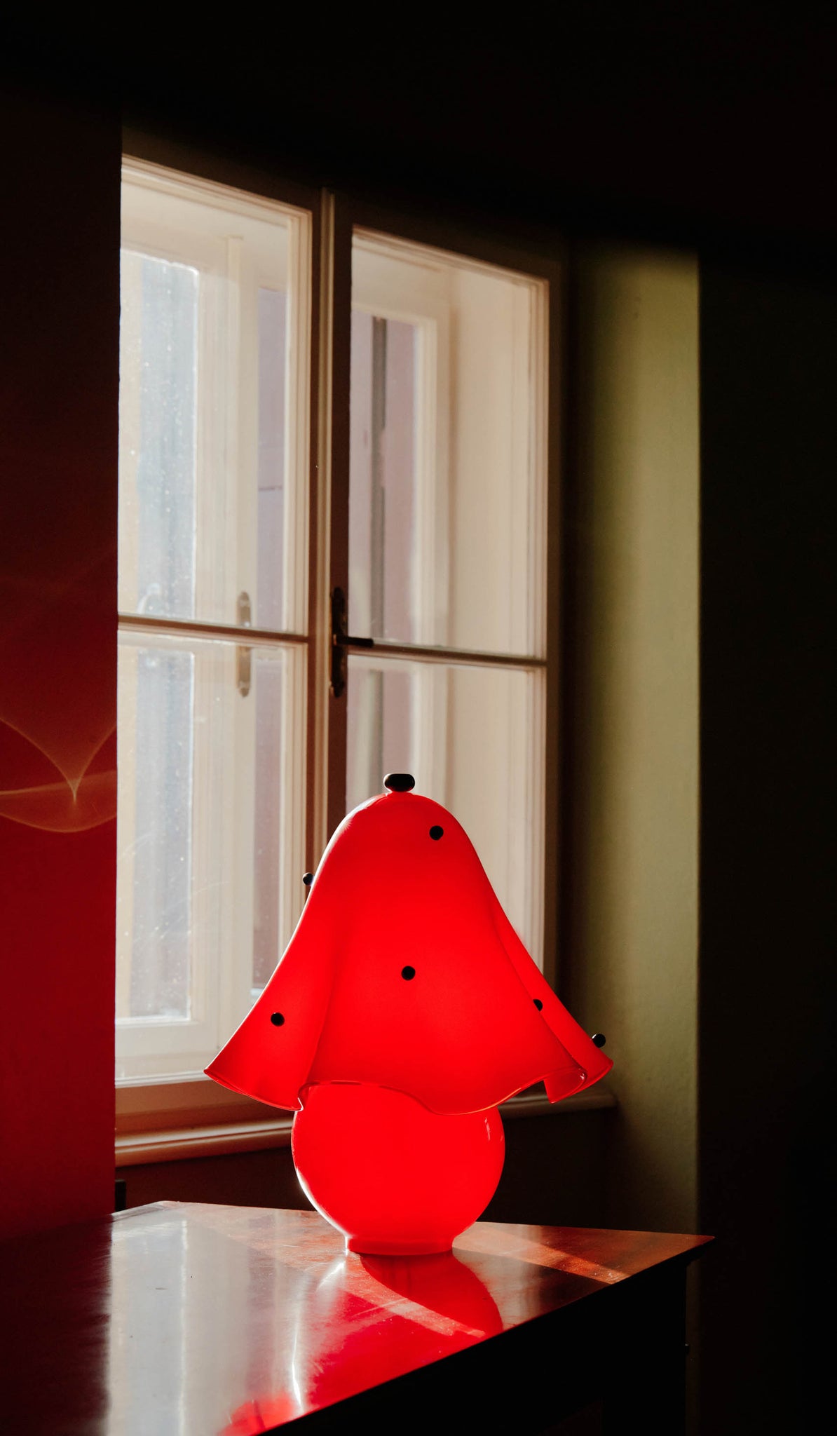 In Common With Blown Glass Fazzo Table Lamp with Dots