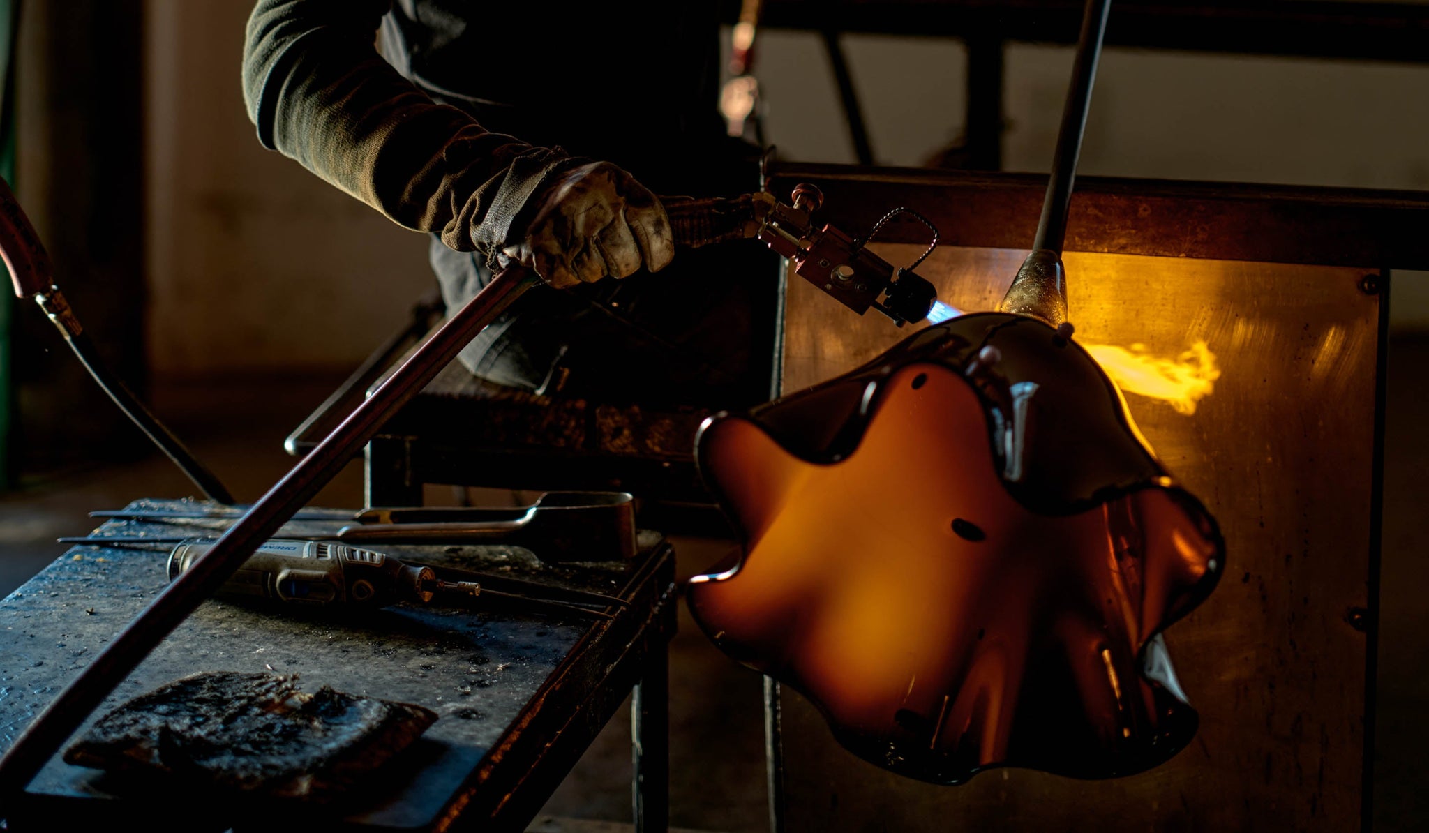 In Common With Blown Glass Fazzo Surface Mount