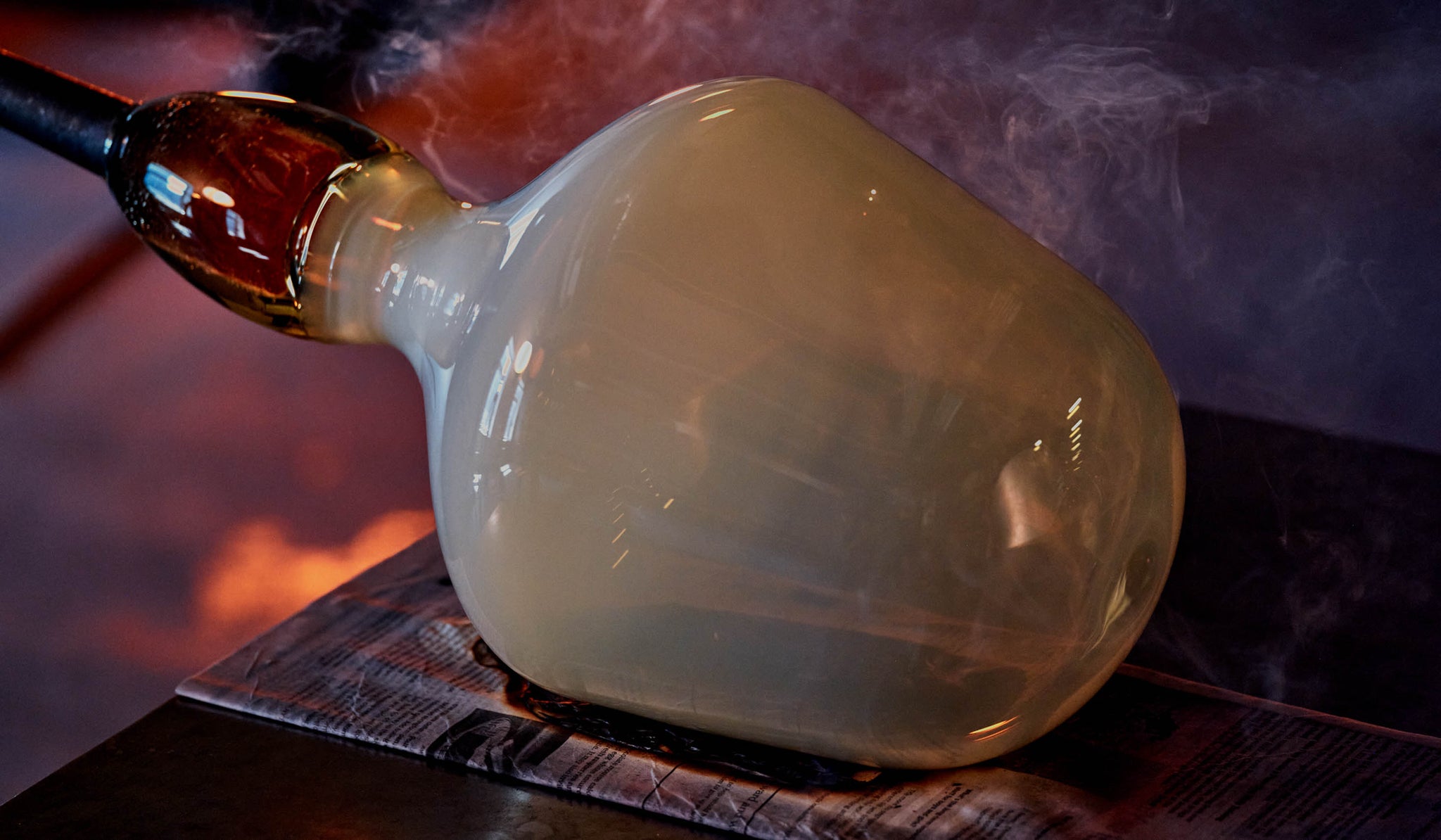 In Common With Blown Glass Gemma Floor Lamp