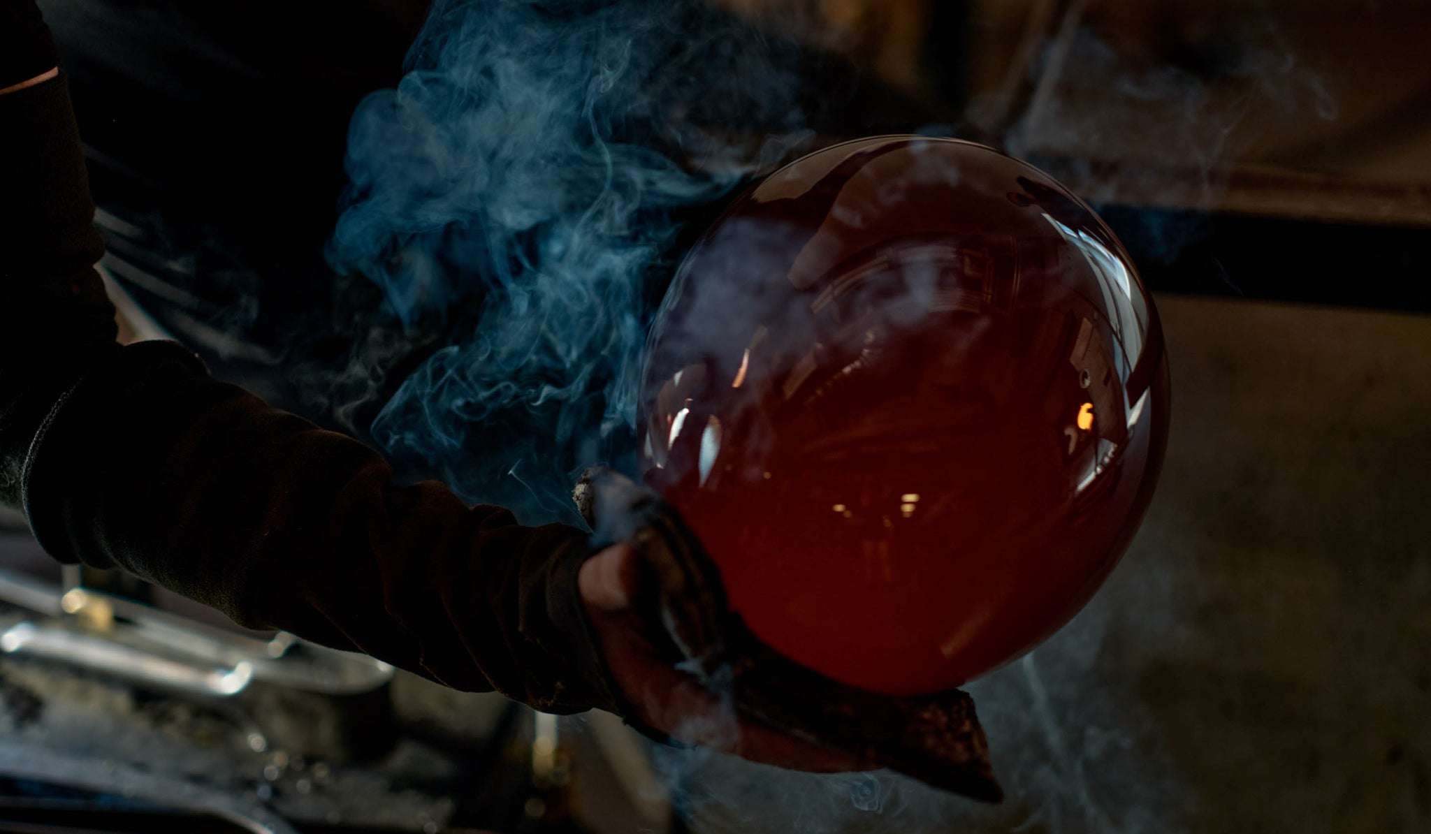 In Common With Blown Glass Gemma Floor Lamp